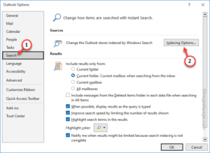 Outlook Constantly Indexing Search Results May Be Incomplete Error Fix Outlook Constantly Indexing Search Results May Be Incomplete Error Fix