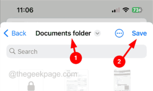 Save the PDF into a folder 11zon
