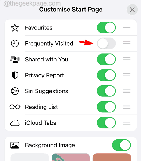 disable Frequently used 11zon