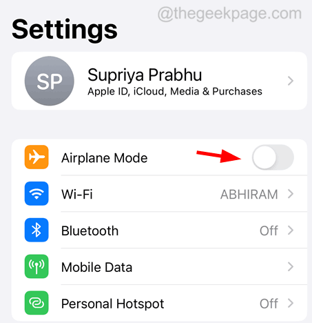 disable airplane mode 11zon