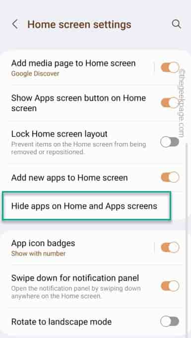 hide apps on home screen min