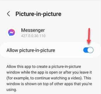 how to fix messenger floating video call iphone