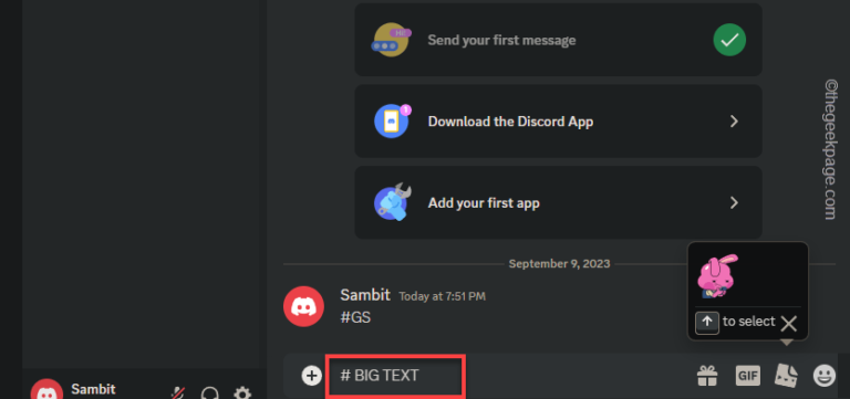 How to send bold and big texts in Discord