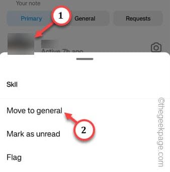 How to hide Instagram chat on Android phone