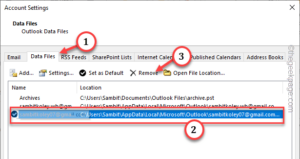 data file remove min