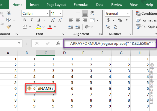 How to fix Name error in Microsoft Excel