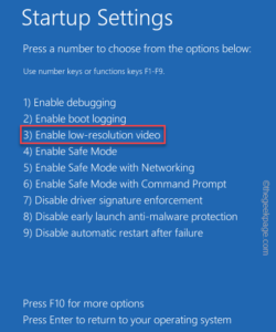Black Screen after altering changing the refresh rate: Fix