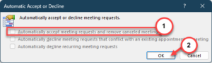 Outlook is automatically adding meeting invitation from email to calendar