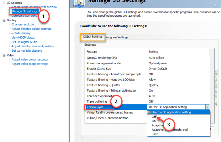 Black Screen after altering changing the refresh rate: Fix