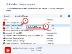 CCXProcess.exe system error in Adobe Creative Cloud : Fix