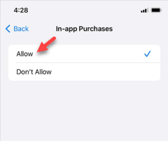 Unable to make in-app purchases in iPhone: Fix