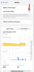 low power mode min