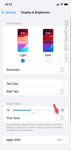 Yellow Screen issue in iPhone: Fix 2 true tone min