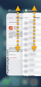 close all apps message force quit min