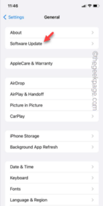 software update min