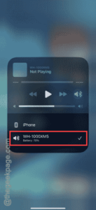 tap to slect the bluetooth min