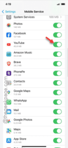 youtube on min