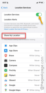 Allow access while using location is missing in iPhone settings: Fix