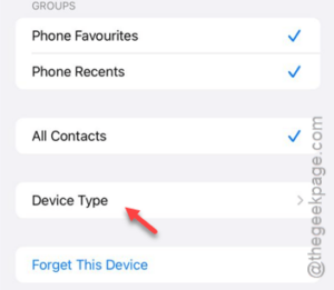 device type min
