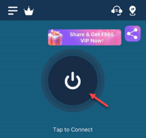 tap the vpn power button min