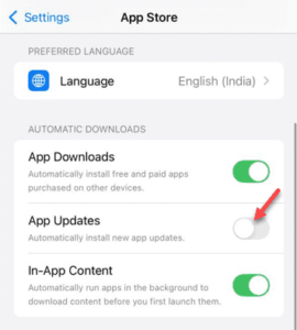 app updates min
