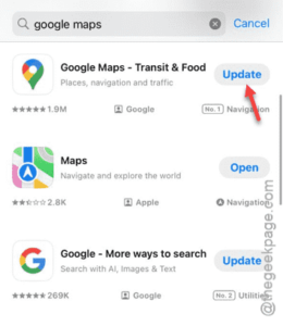 Google maps not working in iPhone - How to fix