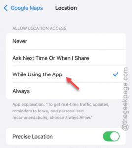 Google maps not working in iPhone - How to fix