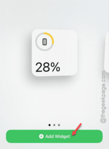 add widget to it min