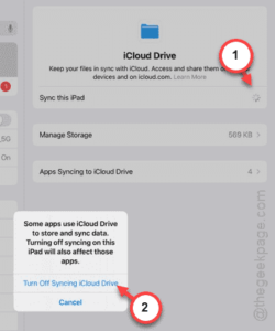 turn off syncing ipad contacts min