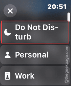 do not disturb min