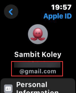 check the apple id apple watch min