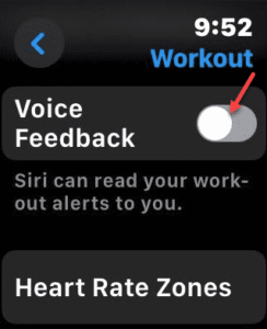 voice feedback min