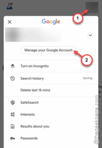 manage your account min