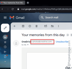 copy the gmail adress min