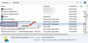 onedrive uininstall min