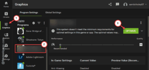 optimize min
