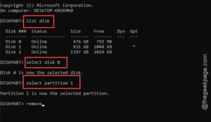 select partition min