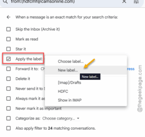 How to auto move emails to labels in Gmail