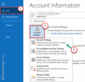 account settings tap min