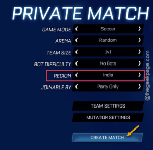 region in rocket league min