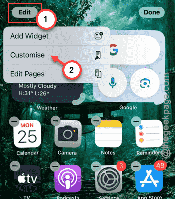 App icons showing as white grid in iPhone - Here are the fixes 1 edit customize min