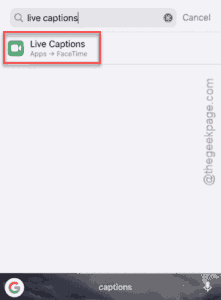 live captions min
