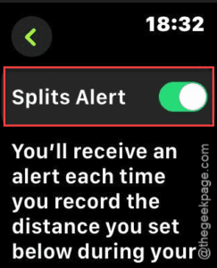 splits alert on min