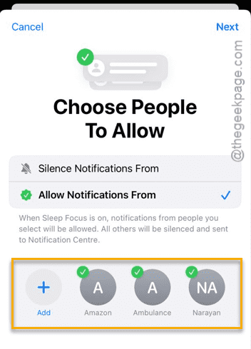 How to Allow calls to ring in focus mode in iPhone 3 tap to change min