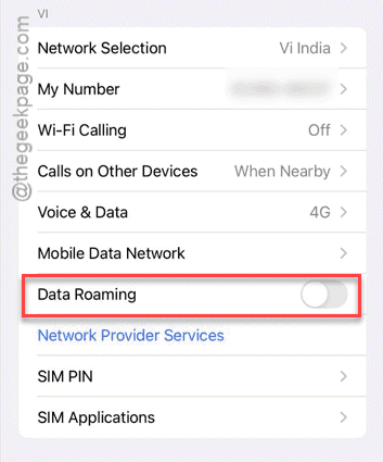 Cellular service is not working after iOS 26 update - How to Fix 3 data roaming off min
