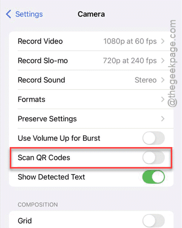 Camera not working for QR Scanner and UPI apps after iOS update - How to fix 1 sacan qr min