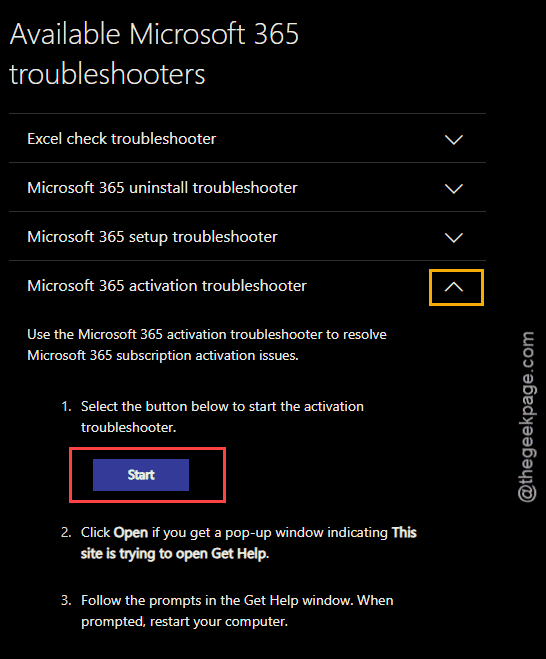 Can't activate Office 365 on Windows 11, 10 - Here are the fixes 2 start ms office 365 trob min