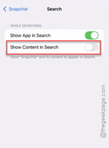 show content in search min