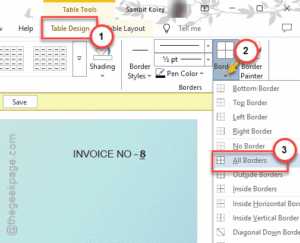 MS Word keeps removing table borders - How to Fix