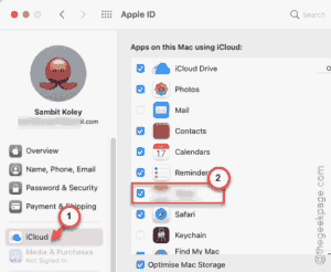 icloud pages uncheck min